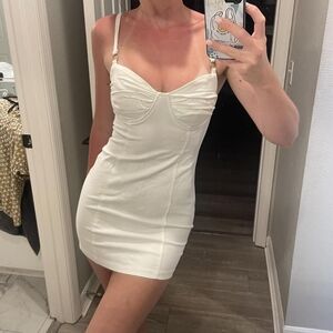 Fashion Nova Women's White Dress